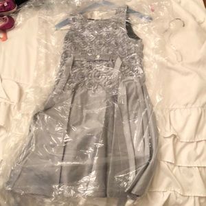 Isobella & Chloe Formal silver/grey dress size 10